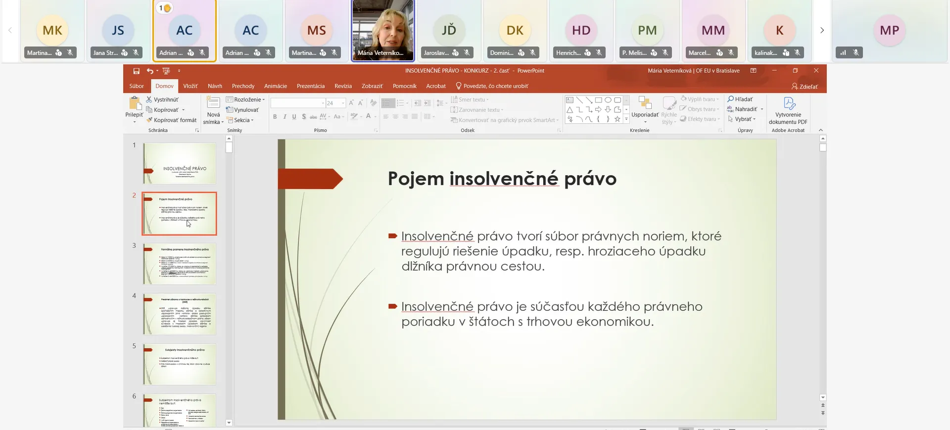 5. Sústredenie ekonómia, manažment a ohodnocovanie majetku: Pohľad na problematiku oceňovania majetku, práva a ekonomických procesov
